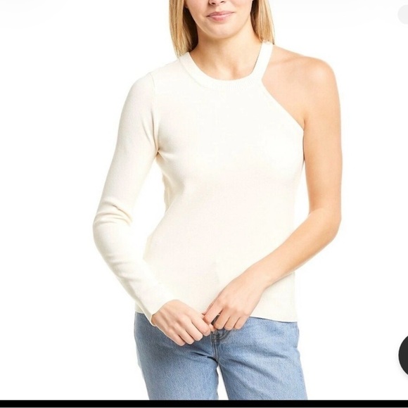 525 America Tops - 525 America asymmetrical one-shoulder top - Small